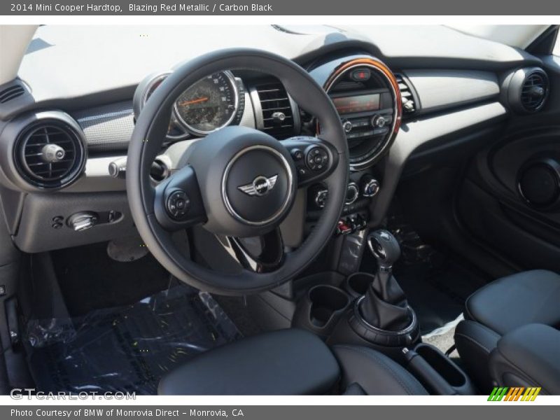 Blazing Red Metallic / Carbon Black 2014 Mini Cooper Hardtop