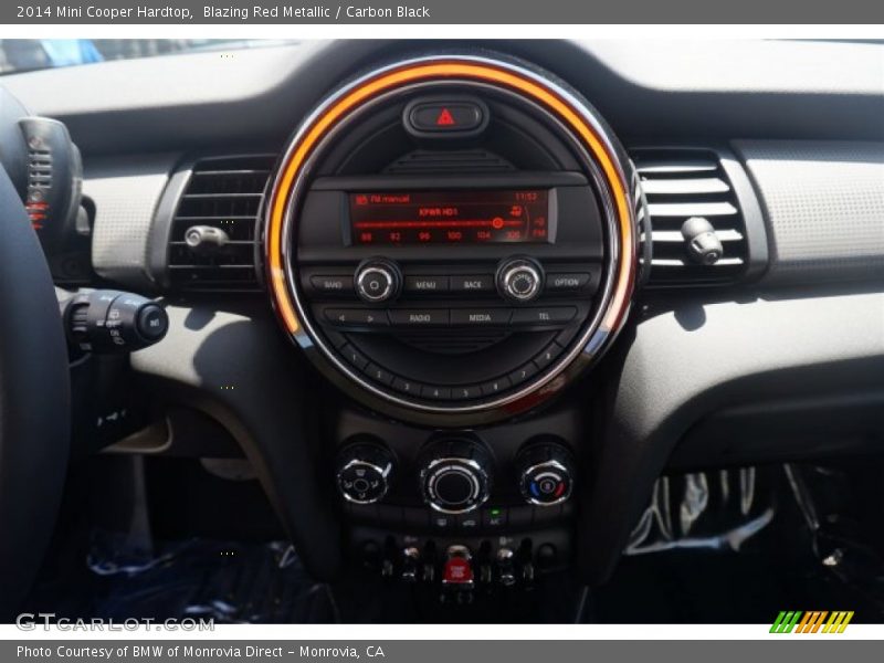 Blazing Red Metallic / Carbon Black 2014 Mini Cooper Hardtop