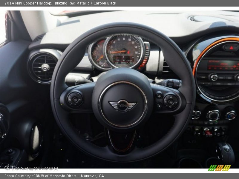 Blazing Red Metallic / Carbon Black 2014 Mini Cooper Hardtop