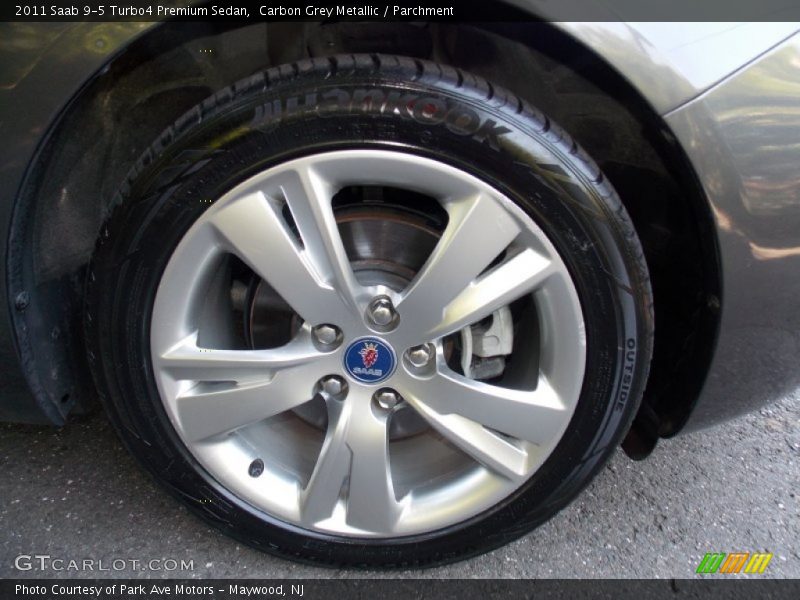 Carbon Grey Metallic / Parchment 2011 Saab 9-5 Turbo4 Premium Sedan