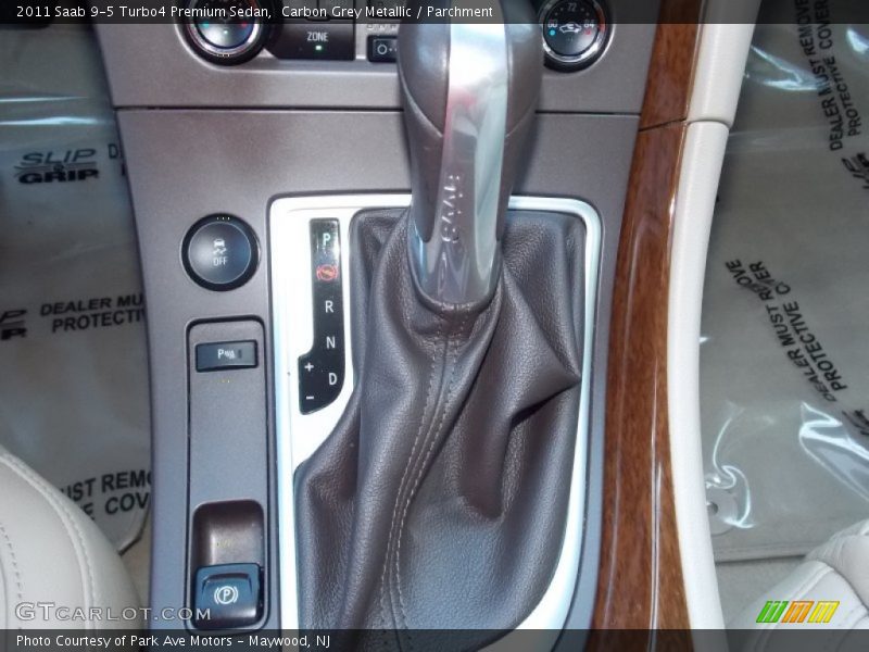 Carbon Grey Metallic / Parchment 2011 Saab 9-5 Turbo4 Premium Sedan