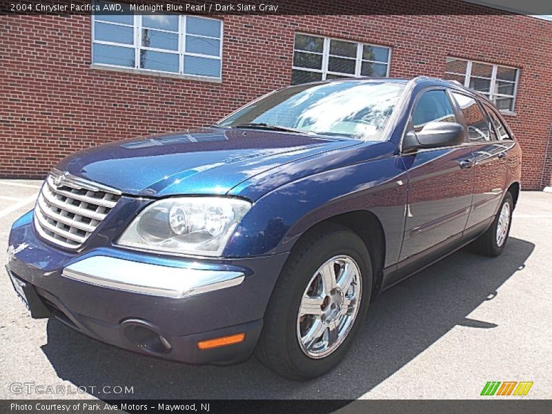 Midnight Blue Pearl / Dark Slate Gray 2004 Chrysler Pacifica AWD