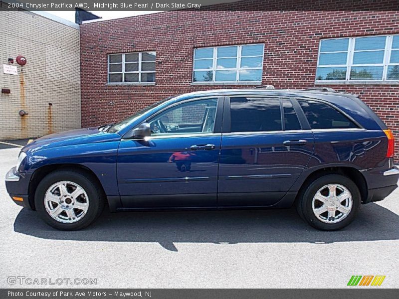 Midnight Blue Pearl / Dark Slate Gray 2004 Chrysler Pacifica AWD