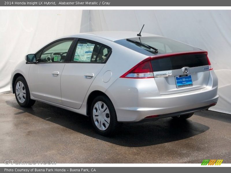 Alabaster Silver Metallic / Gray 2014 Honda Insight LX Hybrid