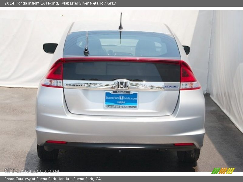 Alabaster Silver Metallic / Gray 2014 Honda Insight LX Hybrid