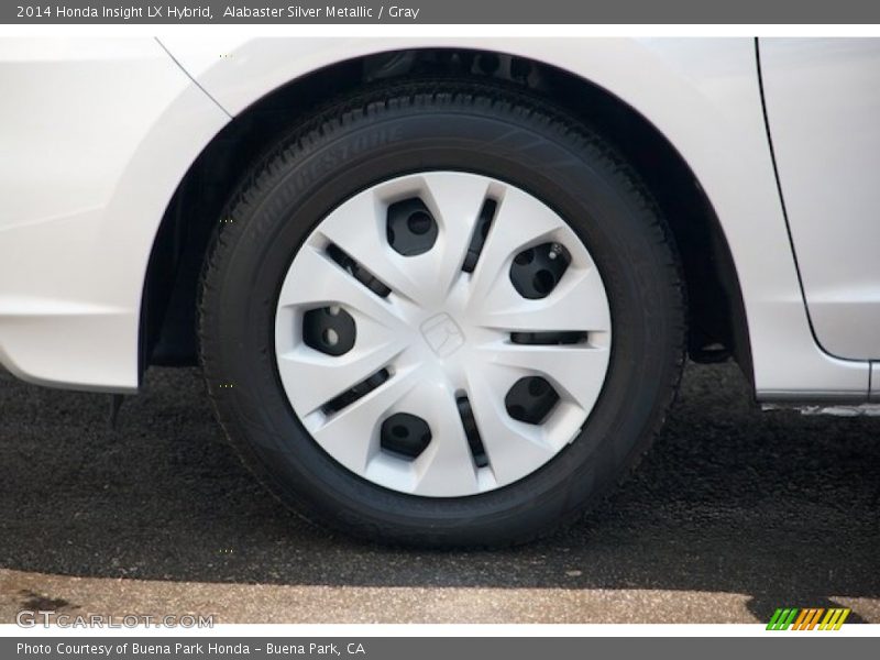Alabaster Silver Metallic / Gray 2014 Honda Insight LX Hybrid