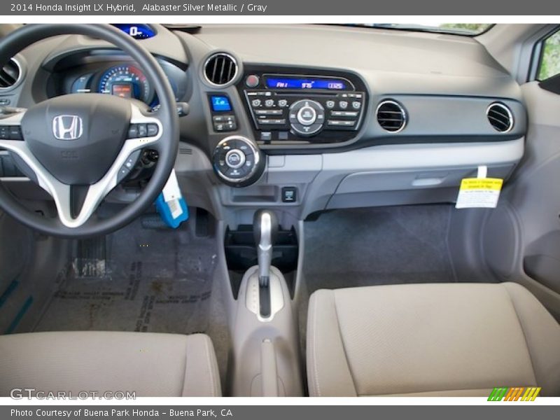 Alabaster Silver Metallic / Gray 2014 Honda Insight LX Hybrid