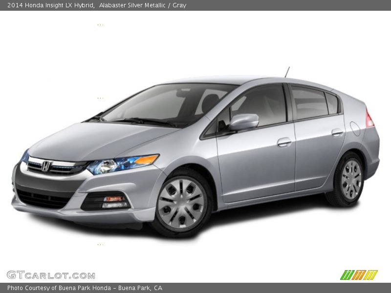 Alabaster Silver Metallic / Gray 2014 Honda Insight LX Hybrid