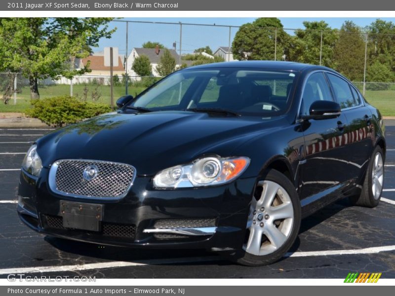 Ebony Black / Warm Charcoal 2011 Jaguar XF Sport Sedan