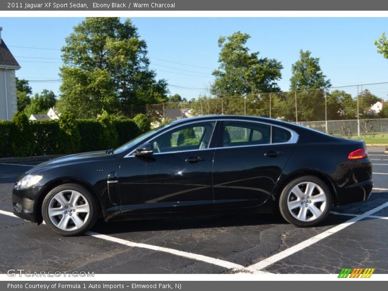 Ebony Black / Warm Charcoal 2011 Jaguar XF Sport Sedan