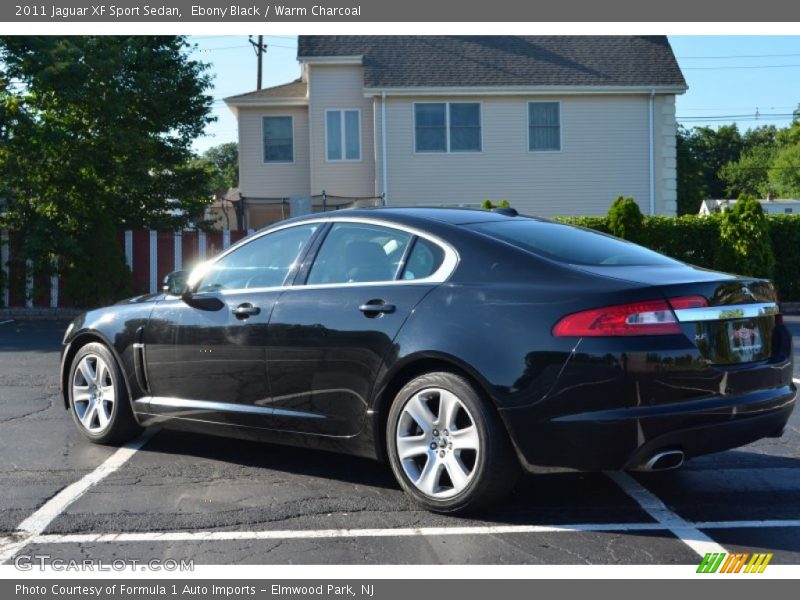 Ebony Black / Warm Charcoal 2011 Jaguar XF Sport Sedan