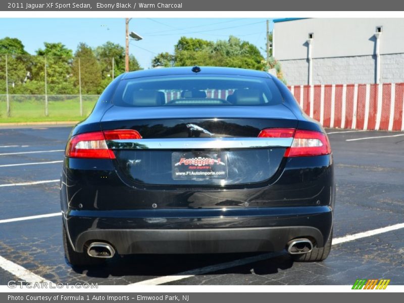 Ebony Black / Warm Charcoal 2011 Jaguar XF Sport Sedan