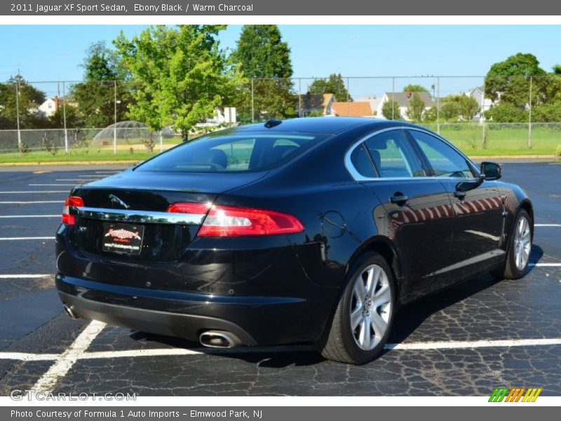 Ebony Black / Warm Charcoal 2011 Jaguar XF Sport Sedan