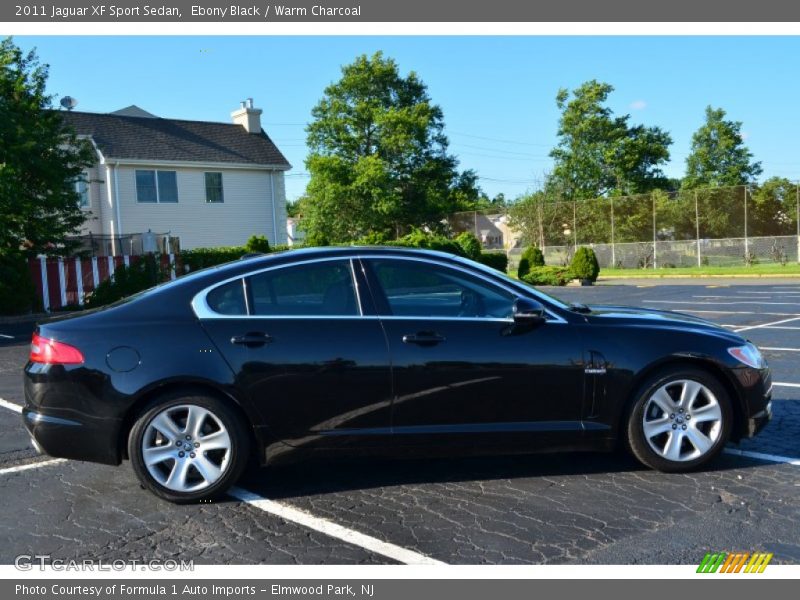 Ebony Black / Warm Charcoal 2011 Jaguar XF Sport Sedan
