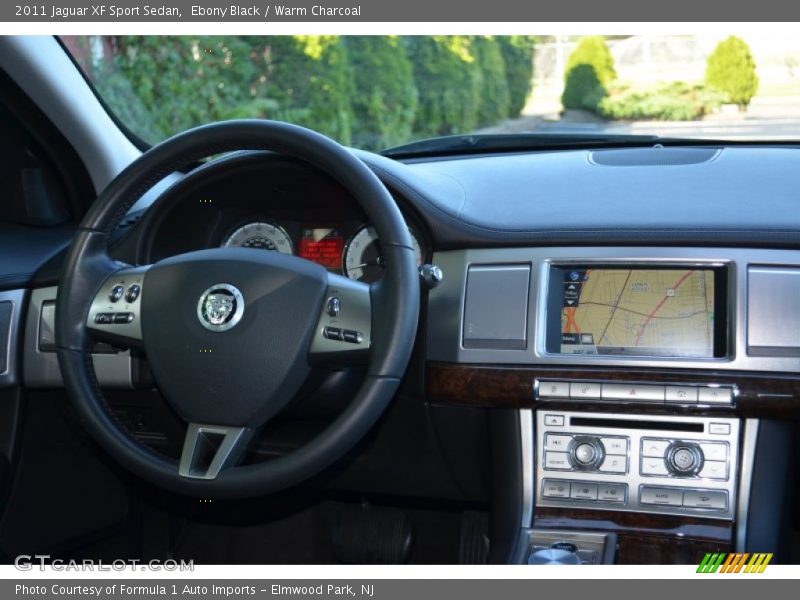 Ebony Black / Warm Charcoal 2011 Jaguar XF Sport Sedan
