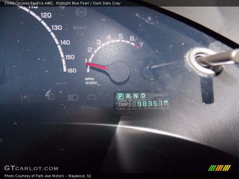 Midnight Blue Pearl / Dark Slate Gray 2004 Chrysler Pacifica AWD
