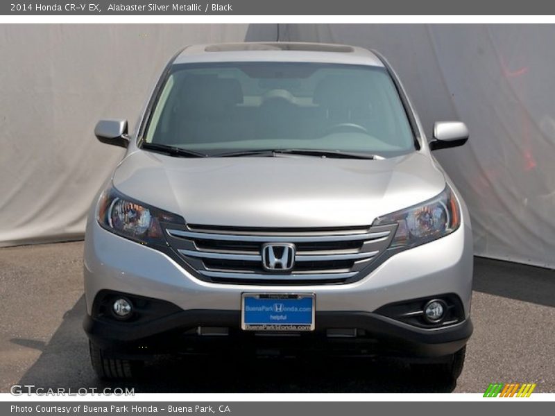 Alabaster Silver Metallic / Black 2014 Honda CR-V EX