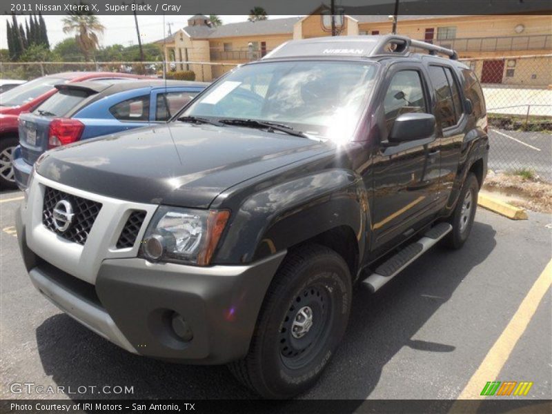 Super Black / Gray 2011 Nissan Xterra X