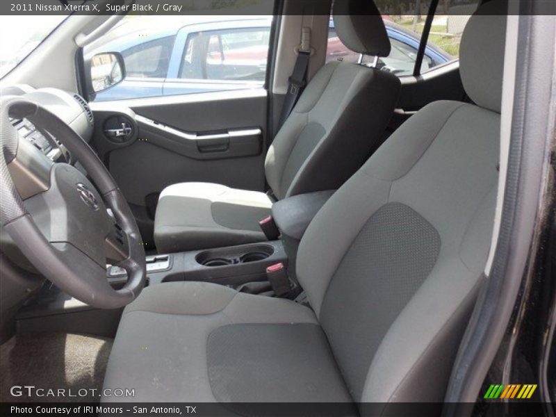 Super Black / Gray 2011 Nissan Xterra X