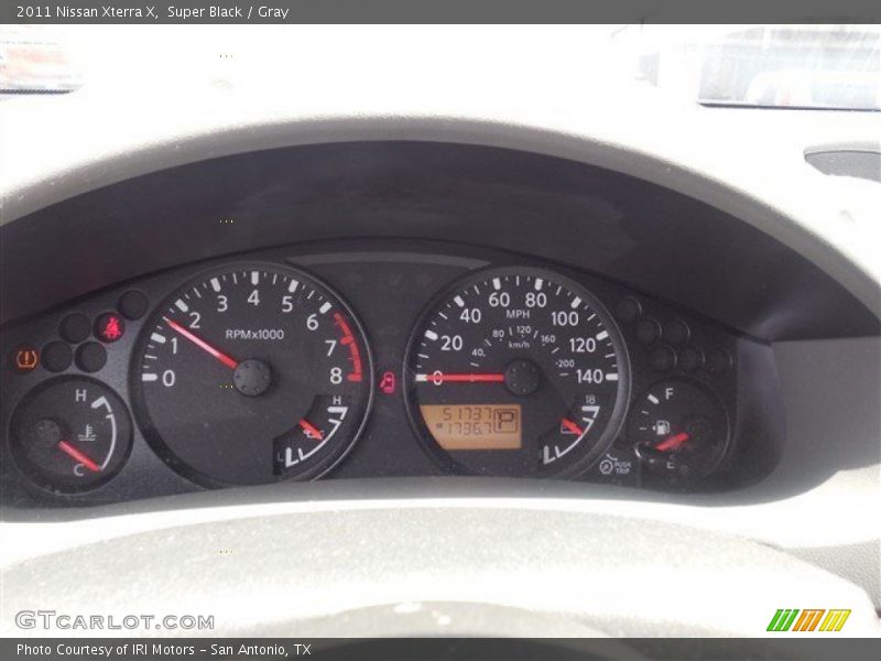 Super Black / Gray 2011 Nissan Xterra X