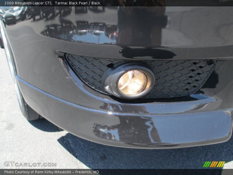 Tarmac Black Pearl / Black 2009 Mitsubishi Lancer GTS