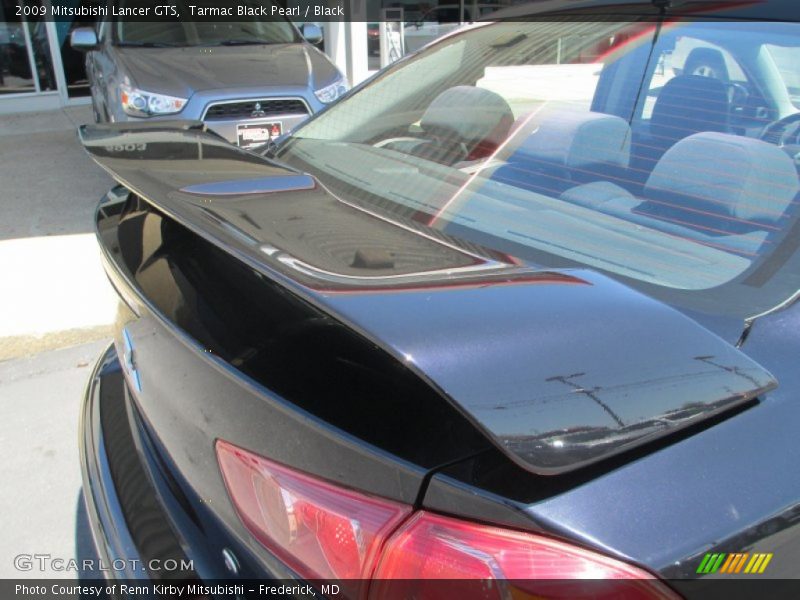 Tarmac Black Pearl / Black 2009 Mitsubishi Lancer GTS