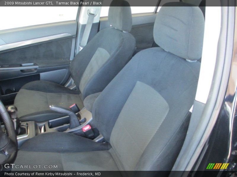 Tarmac Black Pearl / Black 2009 Mitsubishi Lancer GTS