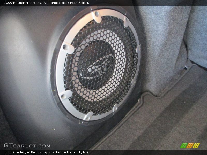 Tarmac Black Pearl / Black 2009 Mitsubishi Lancer GTS