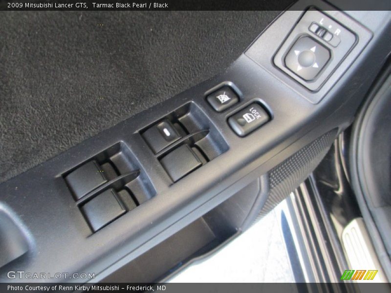 Tarmac Black Pearl / Black 2009 Mitsubishi Lancer GTS