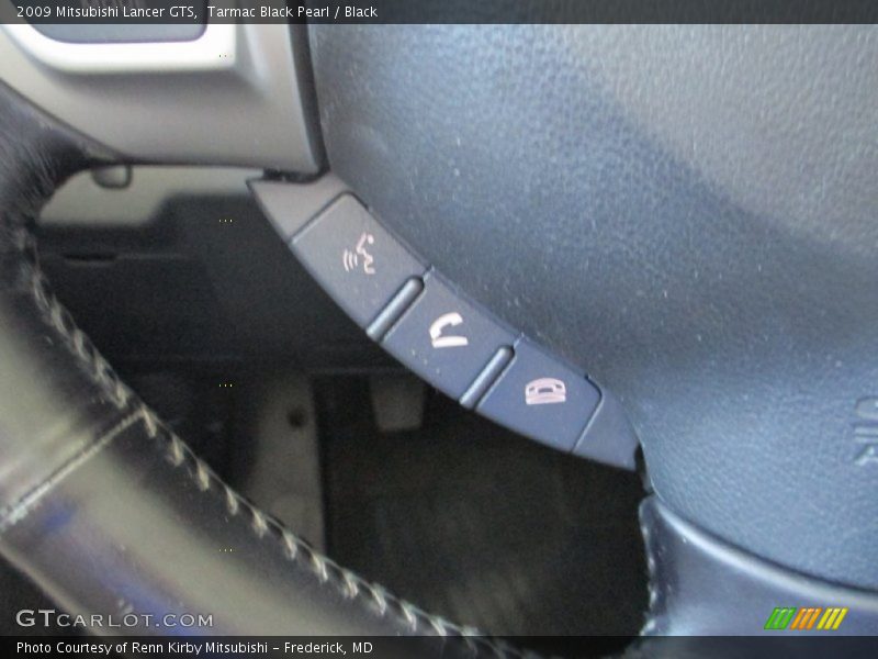Tarmac Black Pearl / Black 2009 Mitsubishi Lancer GTS