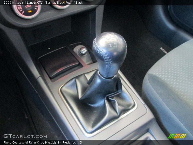 Tarmac Black Pearl / Black 2009 Mitsubishi Lancer GTS