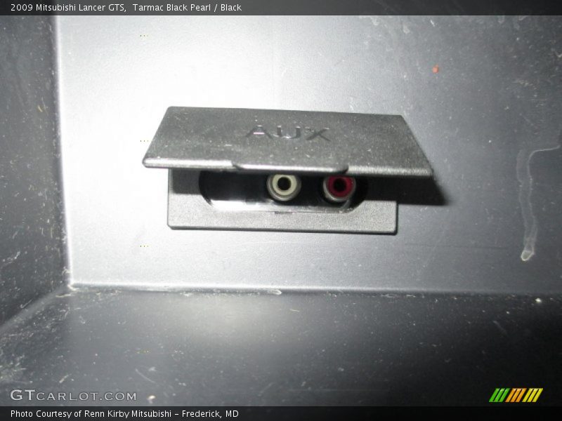 Tarmac Black Pearl / Black 2009 Mitsubishi Lancer GTS