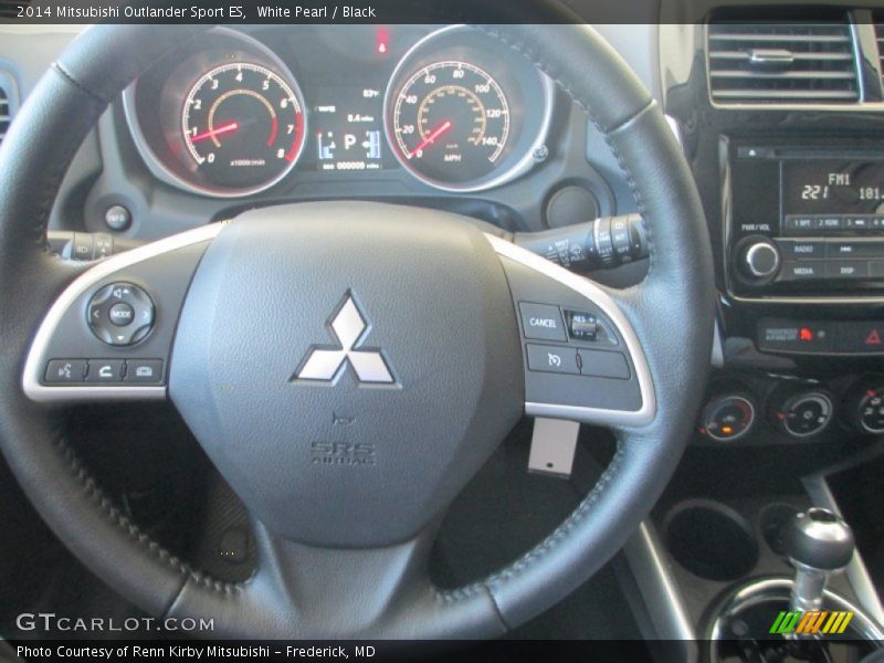 White Pearl / Black 2014 Mitsubishi Outlander Sport ES