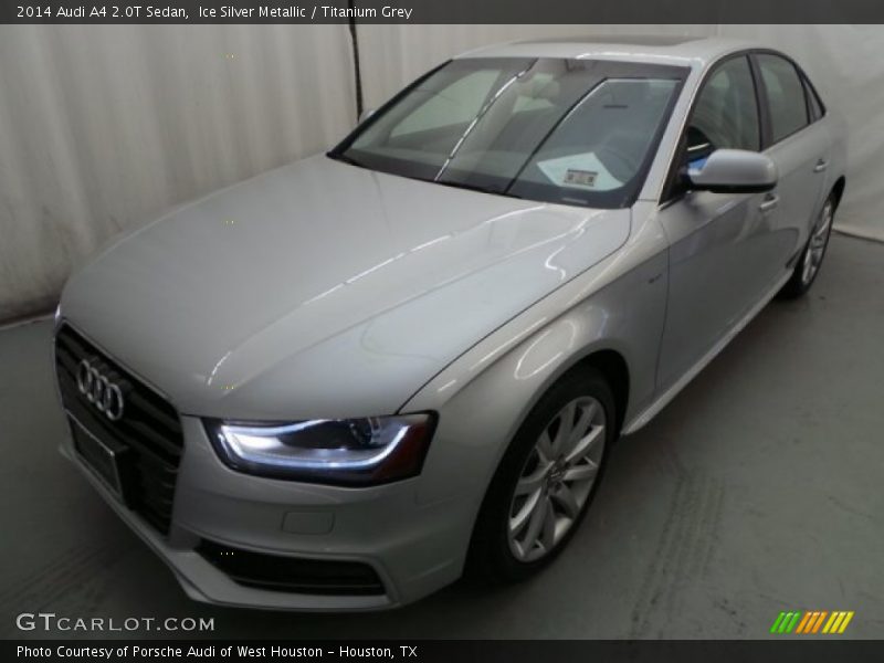 Ice Silver Metallic / Titanium Grey 2014 Audi A4 2.0T Sedan
