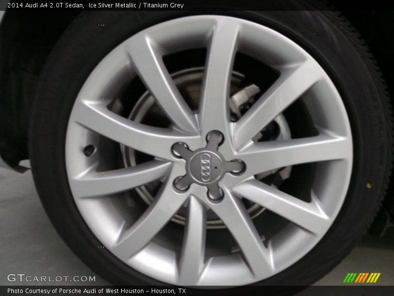Ice Silver Metallic / Titanium Grey 2014 Audi A4 2.0T Sedan
