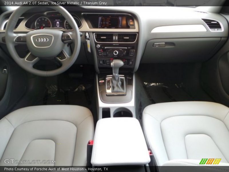 Ice Silver Metallic / Titanium Grey 2014 Audi A4 2.0T Sedan
