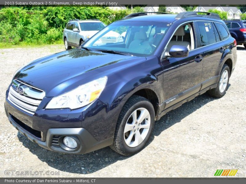 Deep Indigo Pearl / Ivory 2013 Subaru Outback 2.5i Premium