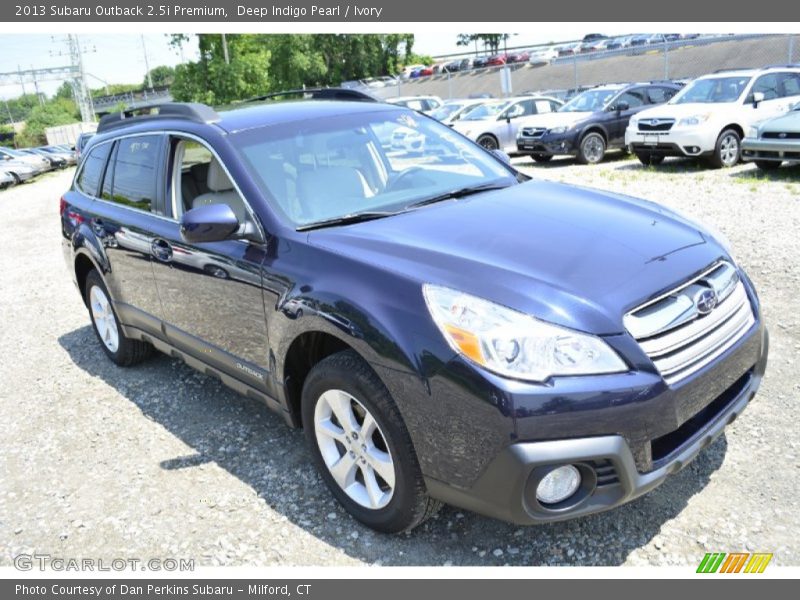Deep Indigo Pearl / Ivory 2013 Subaru Outback 2.5i Premium