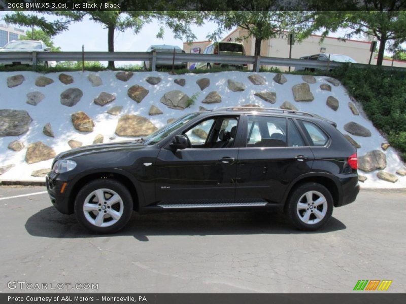 Jet Black / Black 2008 BMW X5 3.0si