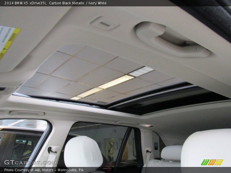 Carbon Black Metallic / Ivory White 2014 BMW X5 xDrive35i
