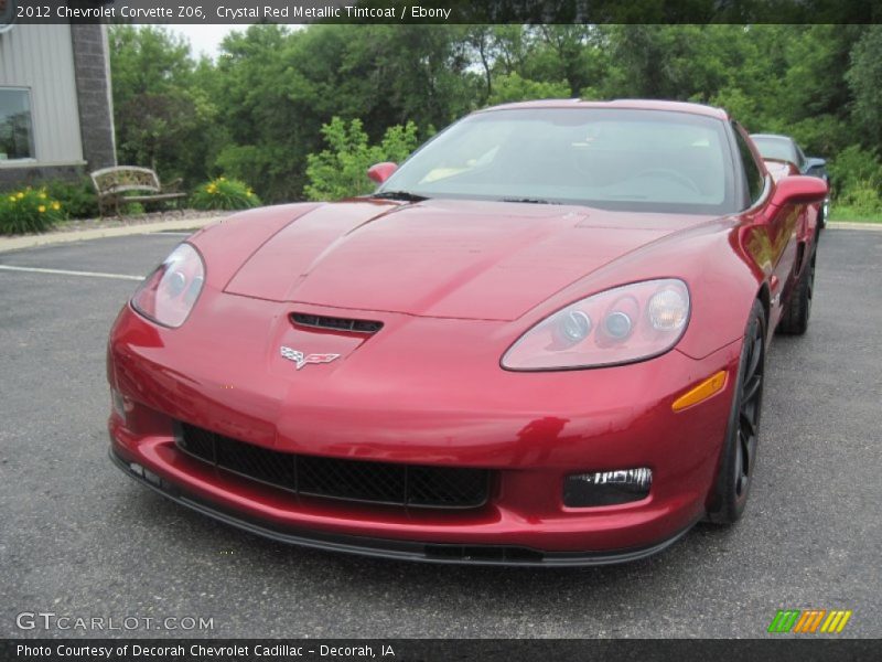 Crystal Red Metallic Tintcoat / Ebony 2012 Chevrolet Corvette Z06