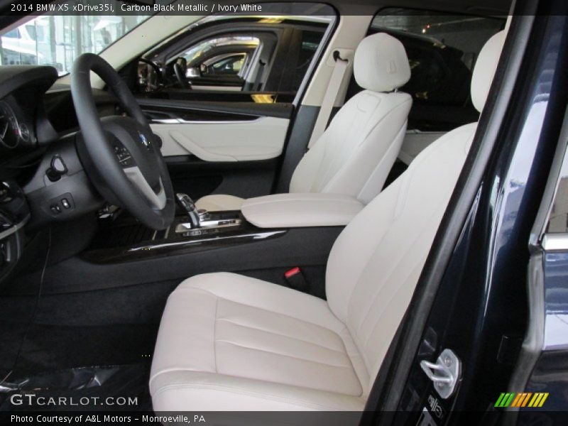 Carbon Black Metallic / Ivory White 2014 BMW X5 xDrive35i