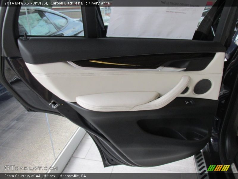 Carbon Black Metallic / Ivory White 2014 BMW X5 xDrive35i