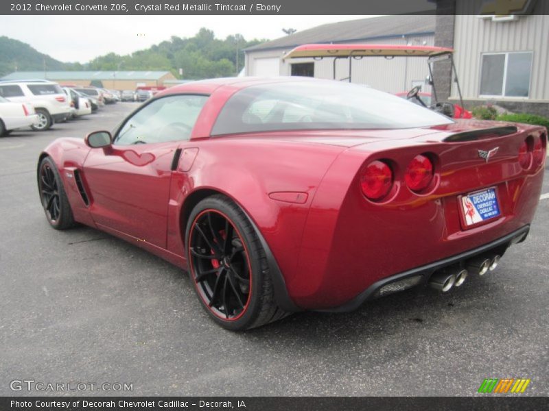 Crystal Red Metallic Tintcoat / Ebony 2012 Chevrolet Corvette Z06