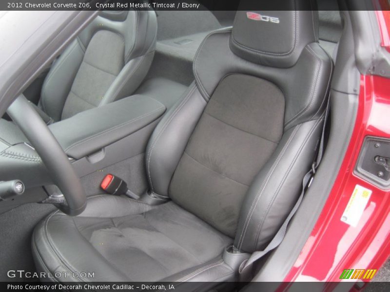Front Seat of 2012 Corvette Z06