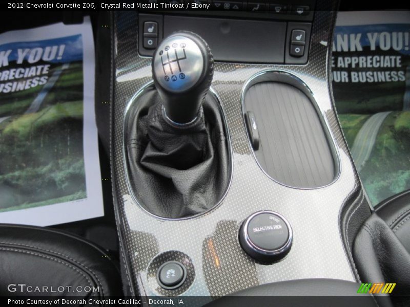  2012 Corvette Z06 6 Speed Manual Shifter