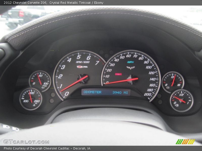  2012 Corvette Z06 Z06 Gauges
