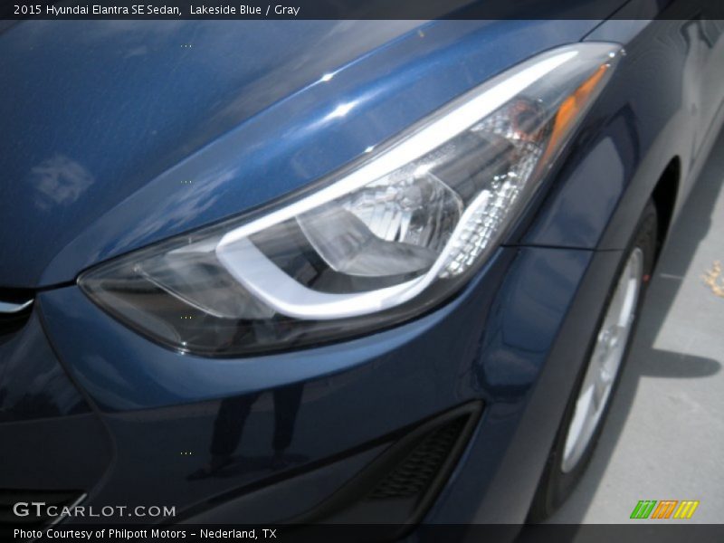 Lakeside Blue / Gray 2015 Hyundai Elantra SE Sedan