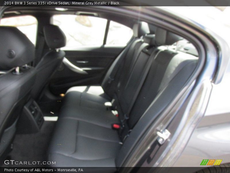 Mineral Grey Metallic / Black 2014 BMW 3 Series 335i xDrive Sedan