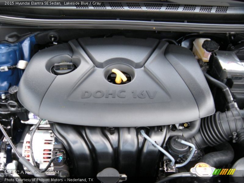 2015 Elantra SE Sedan Engine - 1.8 Liter DOHC 16-Valve 4 Cylinder